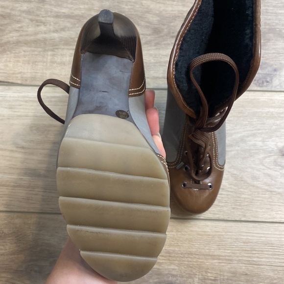 BCBGMAXAZRIA | Runway Collection | Stiletto Lace Up Ankle Boots - Picture 9 of 16